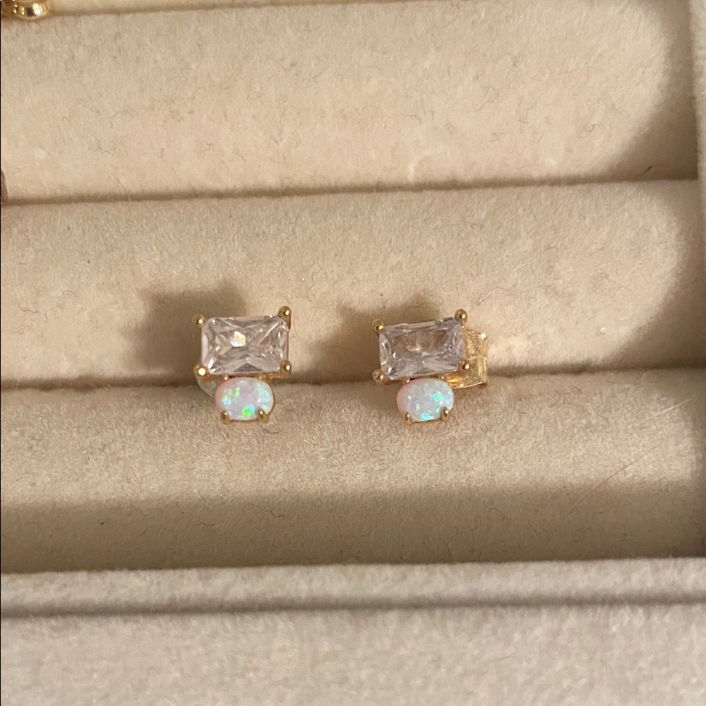 Anthro Opal Earrings